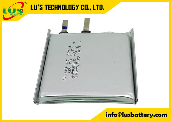 警報システムCP604446 CP604445のための柔らかいパックのリチウム超細い電池