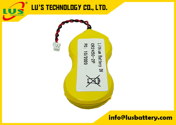 リモート・コントロールのためのCR2450 CR2450 3v CMOSのリチウム ボタンの細胞電池