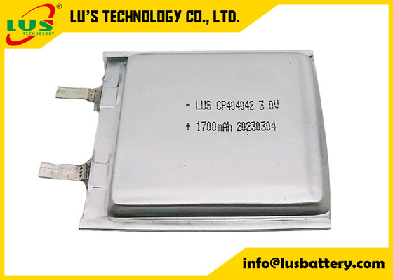 3V リチウム電池 超スリム電池 1700mAh CP404040 リチウム金属電池セル