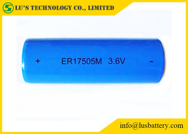 ER17505Mサイズのリチウム塩化チオニル電池3.6V 2800mah Lisocl2材料