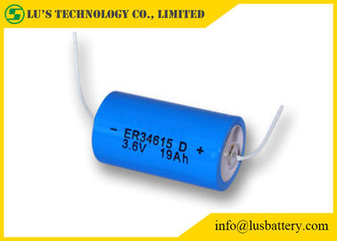 Dのサイズのリチウム電池ER34615 3.6Vのリチウム電池19000mahの使い捨て可能な電池ER34615