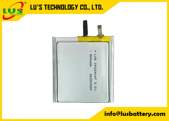 800mah CP224147の超薄いIDカードのためのLimno2電池Limno2 3.0v
