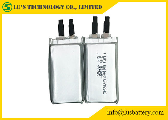 RFの送信機のためのCP702242超薄い電池3.0v 1500mah