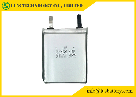 非再充電可能なリチウム ポリマー電池CP604050追跡可能装置のための3ボルト