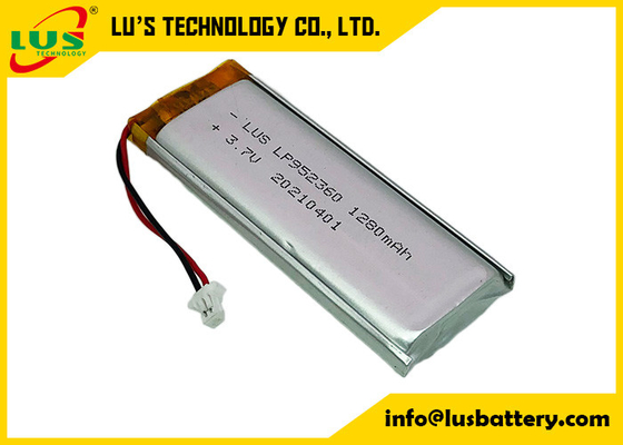 Lp952360通信設備のための3.7ボルトのLipo電池1280mah