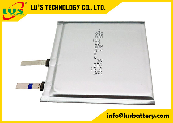 電子ロックのためのCP255050 3.0V 1200mahの平らな超薄い電池の適用範囲が広く柔らかいパッケージ