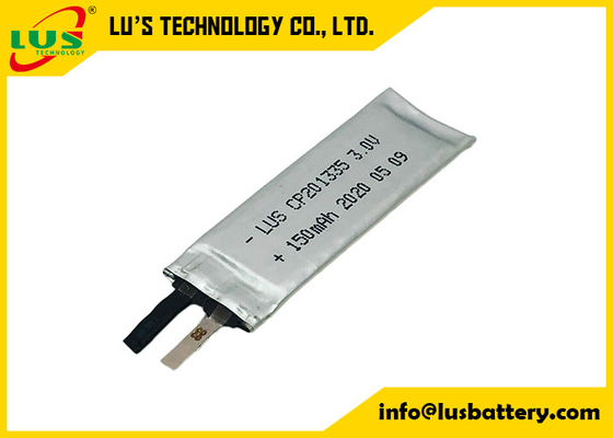 3v 150mah第一次Limno2電池CP201335のリチウム袋の細胞の適用範囲が広いハウジング