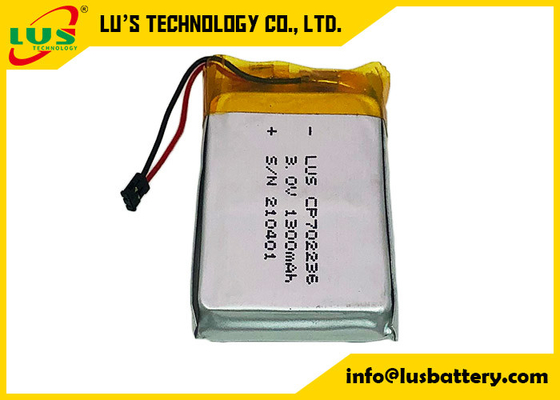 CP702236超薄い電池1300mah適用範囲が広いIOTの解決のためのLimno2電池3.0V