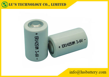 多機能1/2 AA ER14250M使い捨て可能なリチウム電池3.6V 0.75ah 750mah 3.6vの一次電池