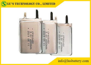 CP903450再充電可能ではないリチウム電池3V極めて薄い電池4000mah 3.0vは細胞CP903450の平らなリチウム電池を薄くします
