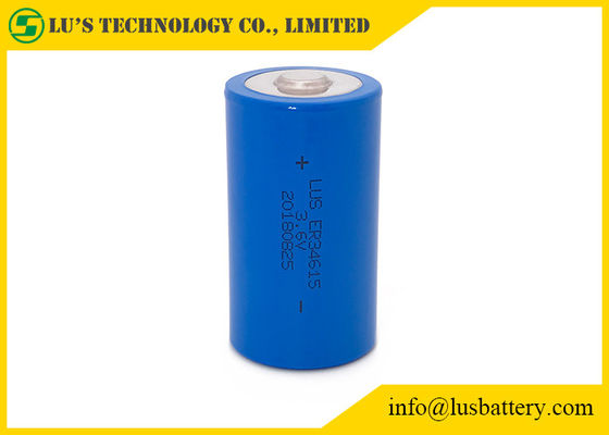 3.6V 13.0Ahのリチウム塩化チオニル電池の実用的なメーターで計るサイズD Lisocl2電池
