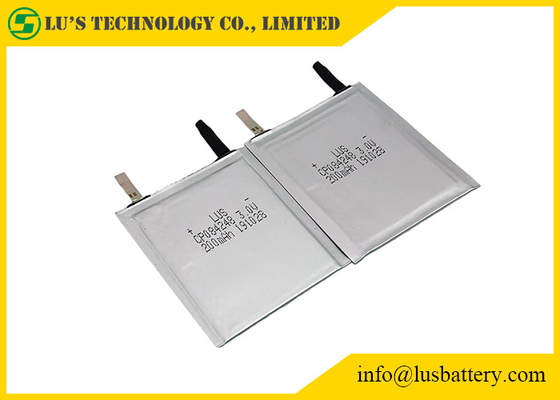 IDカード3.0V 320mAh CP084248 RFID適用範囲が広く使い捨て可能な袋の細胞
