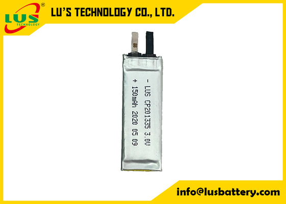 薄い細胞の適用範囲が広いHoverboard CP201335のためのLimno2電池非再充電可能な3V 150mAh