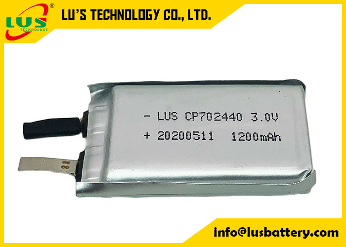 電子記録能力別クラス編成制度のための柔らかい超薄い電池1500mah 3のボルトCP702440
