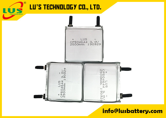 CP504644 IOT プロダクトのための一次リチウム電池 3V 2500mAh 超薄い電池