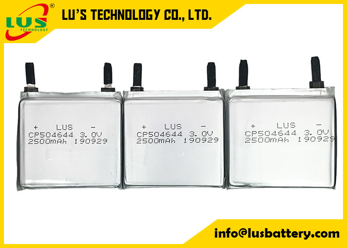 CP504644 IOT プロダクトのための一次リチウム電池 3V 2500mAh 超薄い電池