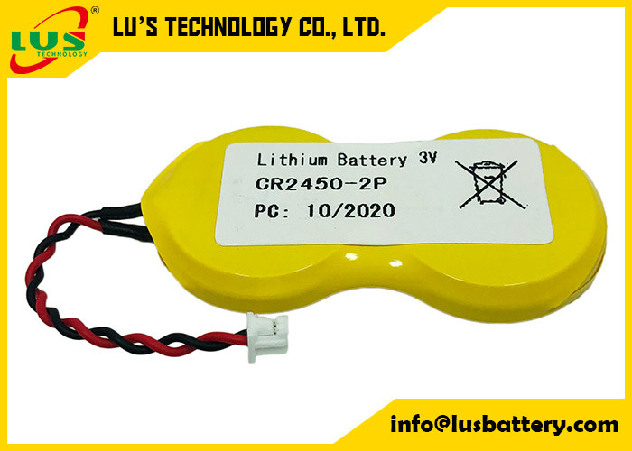 IMOS 1P2-A1 CR2450の硬貨の細胞電池のパック1200mAh ESLsのための3.0ボルト