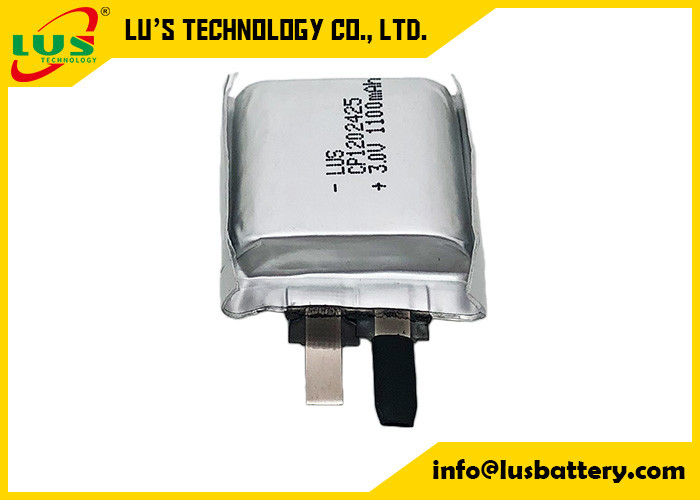 1100mAh LiMnO2電池CP1202425 3vのRTLSプロダクトのための高温塗布電池