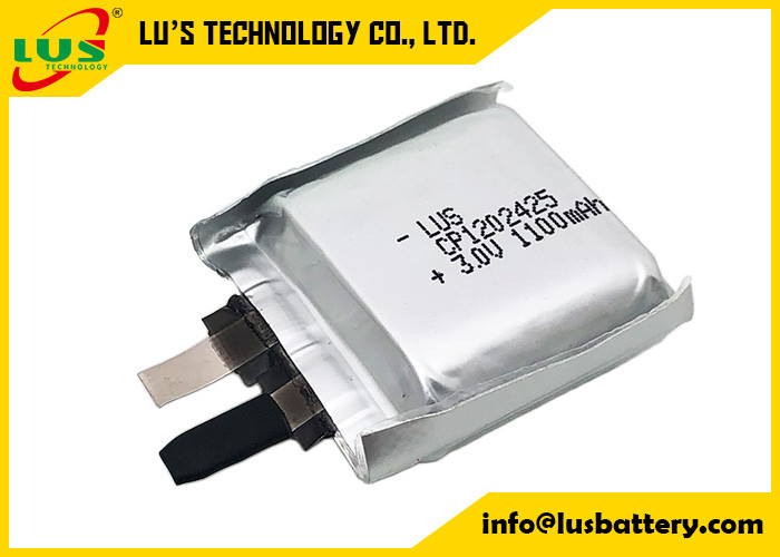 1100mAh LiMnO2電池CP1202425 3vのRTLSプロダクトのための高温塗布電池