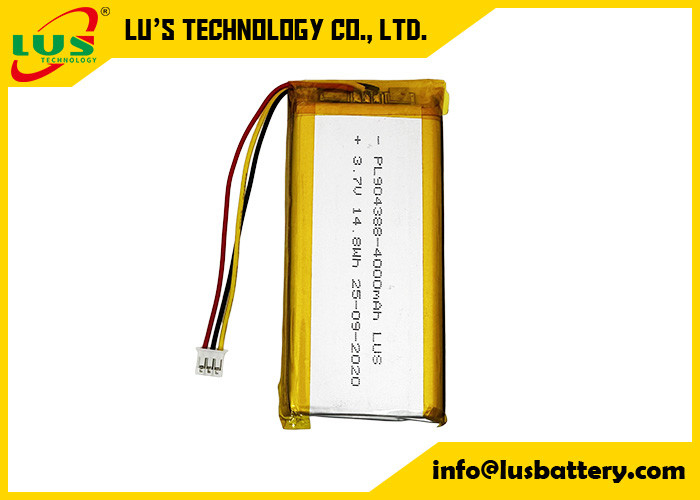 リチウムポリマーバッテリー 3.7V 4000mAh LP904388 14.8Wh 3.7v 4000mah リチウムイオンバッテリー 904388