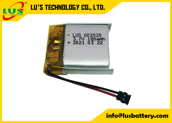 リポバッテリー LP602020 3.7V 180mAh フライングスピナー 高エネルギー密度のリポリマーバッテリー LP602020