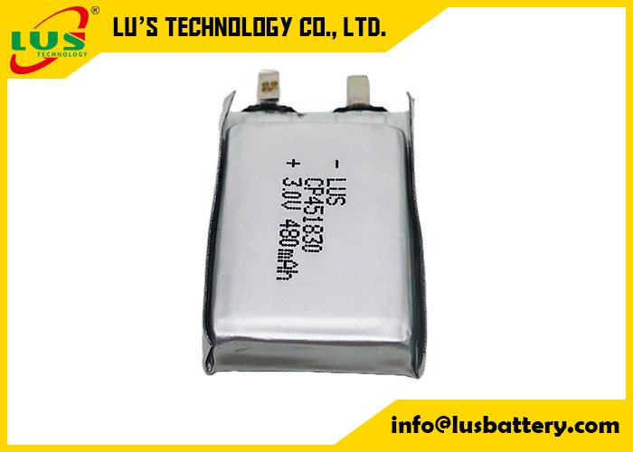 超厚い480mAh バッテリー マッサージ機 プライマリ リチウム バッテリー 3Vソフト バッテリー 480mAh CP451830 Eコールシステム