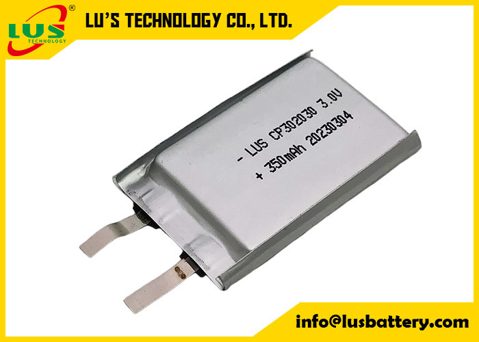 プライマリ リチウムイオンポリマーバッテリー CP302030 CP203830 Li Mno2 バッテリー 3.0V 350mAh タグデバイス用