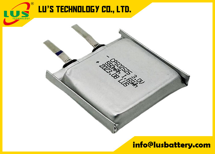 CP502525 3v 550mAh IOTセンサー用のソフトパックバッテリー CP502520 LiMnO2 Thin Cell 3.0V Thin Flexible バッテリー