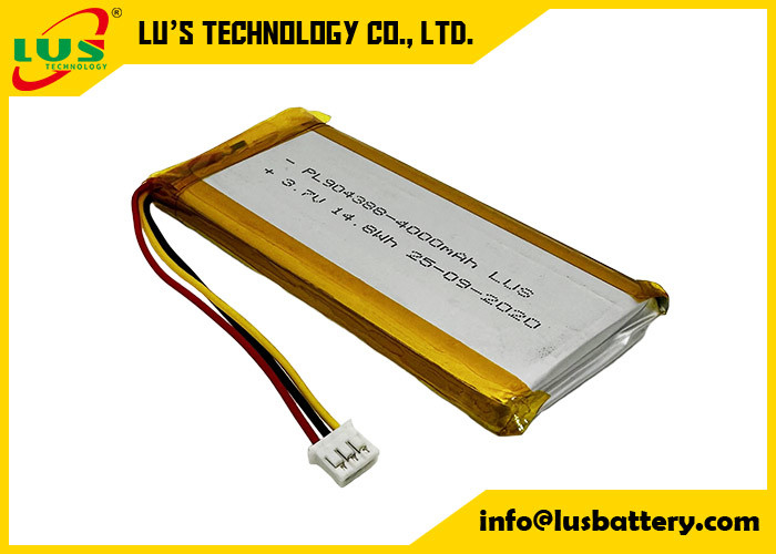 3.7ボルト 4000mAh リチャージ可能なバッテリー LP904388 リチウムイオンバッテリー 4000mAh 3.7V リチャージ可能なリチウムポリマーイオンバッテリーパック