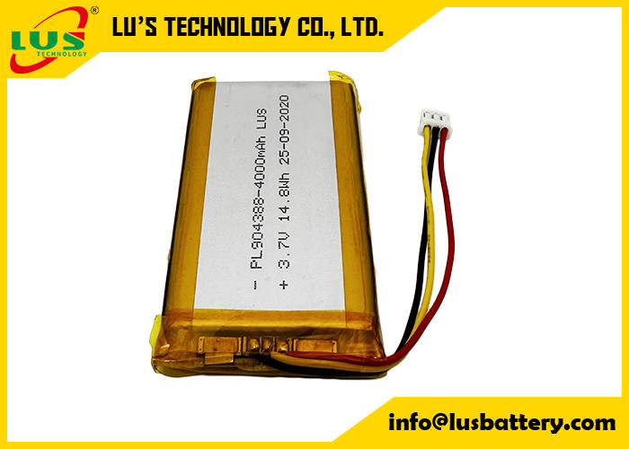 3.7ボルト 4000mAh リチャージ可能なバッテリー LP904388 リチウムイオンバッテリー 4000mAh 3.7V リチャージ可能なリチウムポリマーイオンバッテリーパック