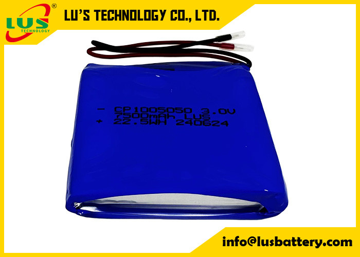 LiMnO2 超薄セル 3V CP1005050 バッテリー 7500mah リチウム バッテリー