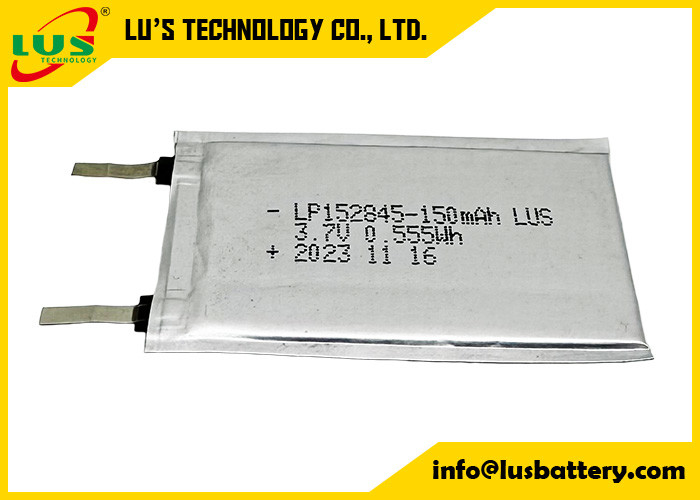 LP152845 3.7V 再充電可能なポリマーリチウムイオン電池 150mah リポ電池 LP152845 3.7V