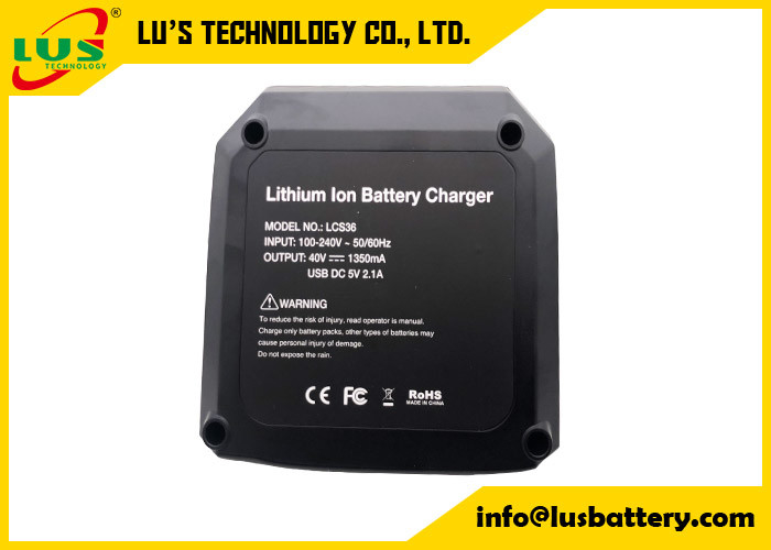 BD40V充電器 LCS36 40v マックス 急速充電器 1.35A リチウムイオン電池充電器 36V 40V 急速充電器