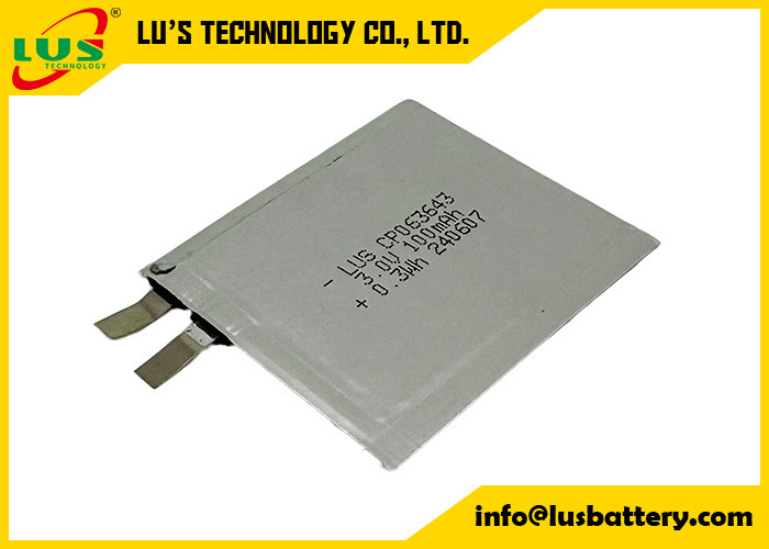 CP063643 3.0ボルト 100mAh 小型リチウム電池 3V CP063643 IOT/RFID用超薄電池