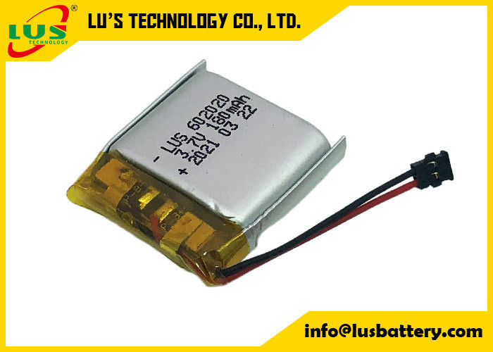 3.7V 180mAh リポポリマー充電式バッテリー LP602020 リチウムバッテリー 180mAh 3.6V バッテリー