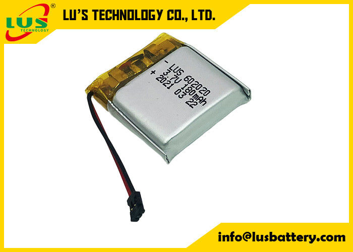 3.7V 180mAh リポポリマー充電式バッテリー LP602020 リチウムバッテリー 180mAh 3.6V バッテリー