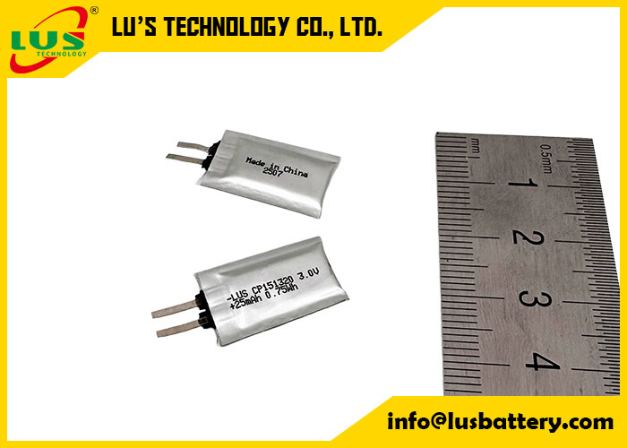 超薄電池 バッテリー 3.0V 25mAh CP151320 プライマリ リチウム バッテリー CP151220 リムノ2 バッテリー