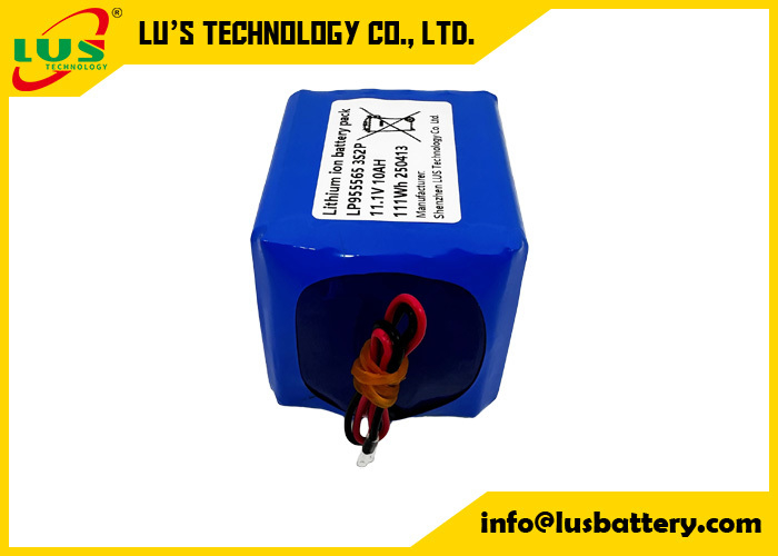 LP955565 充電式バッテリーパック 11.1V 10AH Li-Po バッテリー 3S2P 955565 ポリマーバッテリー