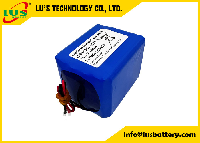 リチウムポリマー電池 3.7V 5000mAh LP955565 3S2P リポバッテリーパック 11ボルト 10AH バッテリー