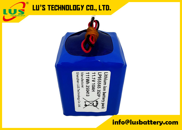 リチウムポリマー電池 3.7V 5000mAh LP955565 3S2P リポバッテリーパック 11ボルト 10AH バッテリー