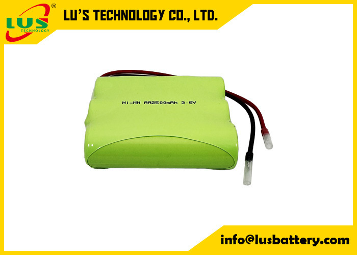 Size AA battery 2500mah 3.6V nimh rechargeable battery OEM nimh battery factory