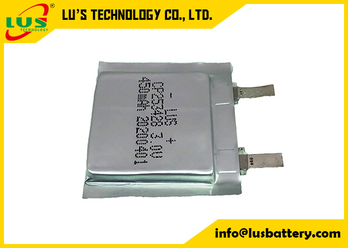 注入の札のための適用範囲が広い450mah LiMnO2第一次ポリマー電池CP253428