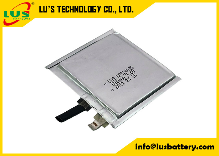 リチウム マンガンのロケータを呼ぶための柔らかいパック電池3.0V 600mah CP224035